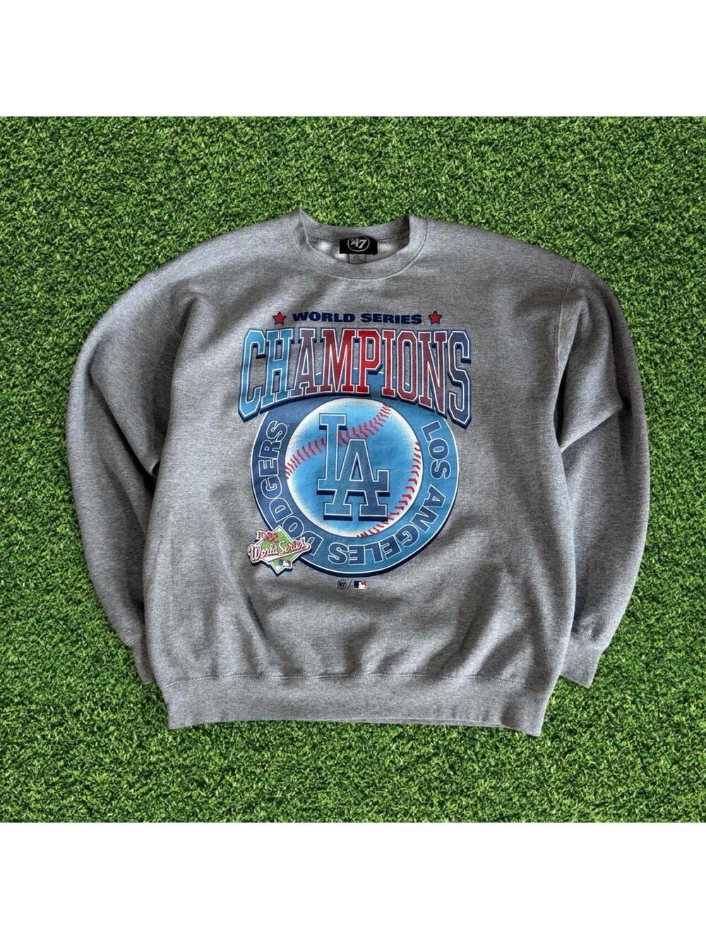 Vintage MLB LA Dodgers World Series Champions Crewneck Sweatshirt Size L